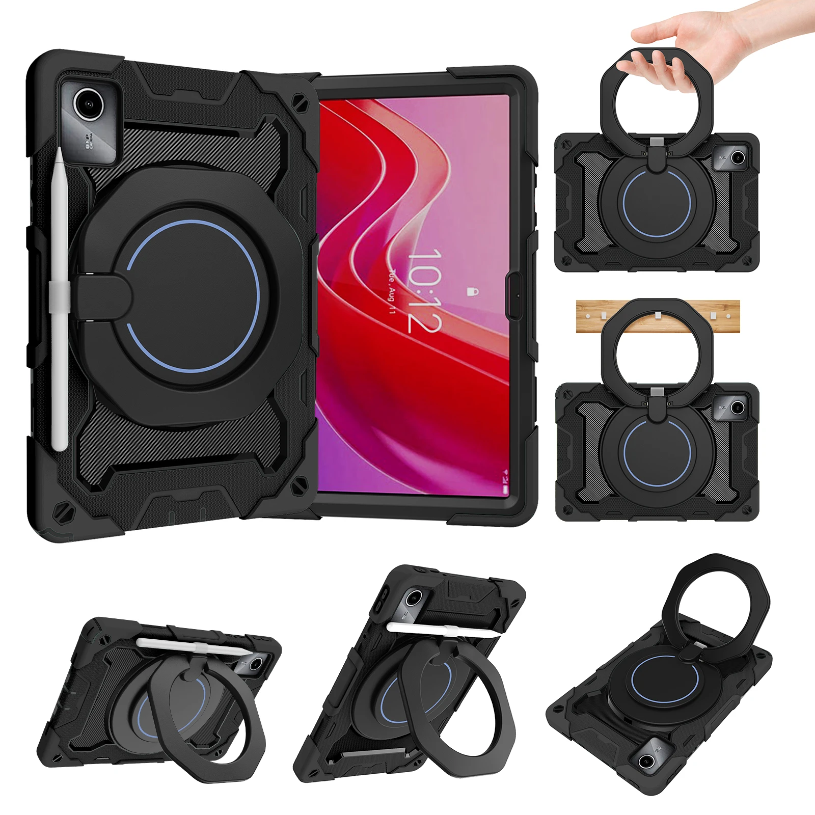 Armor Stand Case For Lenovo Xiaoxin Pad 2024 Tab M11 TB-330FU TB-331FC 360 Rotating Cover With Handle Grip 3-Layers Protection
Armor Stand Case For Lenovo Xiaoxin Pad 2024 Tab M11 TB-330FU TB-331FC 360 Rotating Cover With Handle Grip 3-Layers Protection