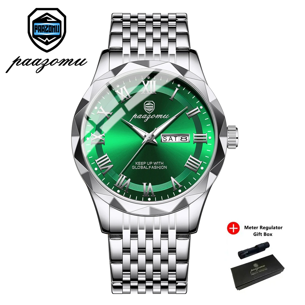 PAAZOMU Luxury Casual Men's Wristwatch Sports Stainless Steel Waterproof Date Man Watch High Quality Fashion Quartz Men Watches
PAAZOMU Luxury Casual Men's Wristwatch Sports Stainless Steel Waterproof Date Man Watch High Quality Fashion Quartz Men Watches