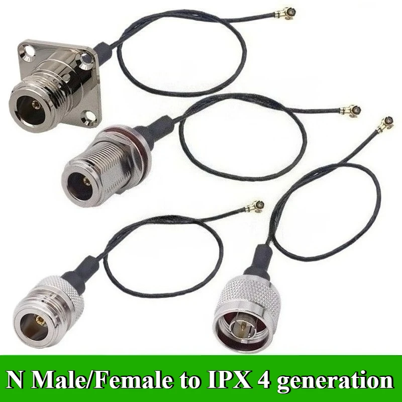 N Male/Female square plate/front twist/behind twist to IPX 4 generation N to TPEX connection wire length 5cm/10/15/20/30/40/50cm 
N Male/Female square plate/front twist/behind twist to IPX 4 generation N to TPEX connection wire length 5cm/10/15/20/30/40/50cm