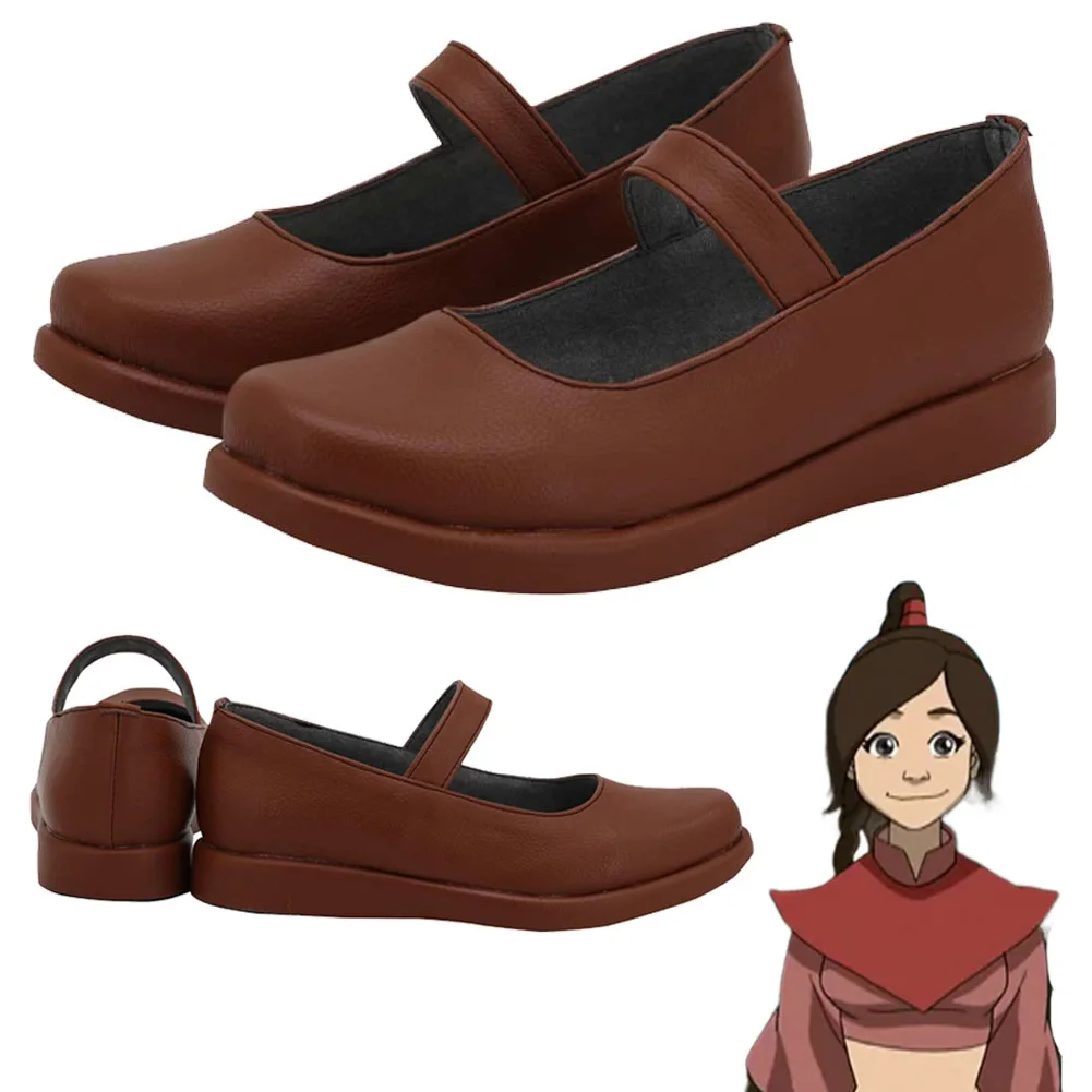 Fancy Dress Ty Lee Shoes For Women Brown Cartoon Avatar Last Cosplay Airbender Costume Accessories Woman Roleplay Party Prop
Fancy Dress Ty Lee Shoes For Women Brown Cartoon Avatar Last Cosplay Airbender Costume Accessories Woman Roleplay Party Prop