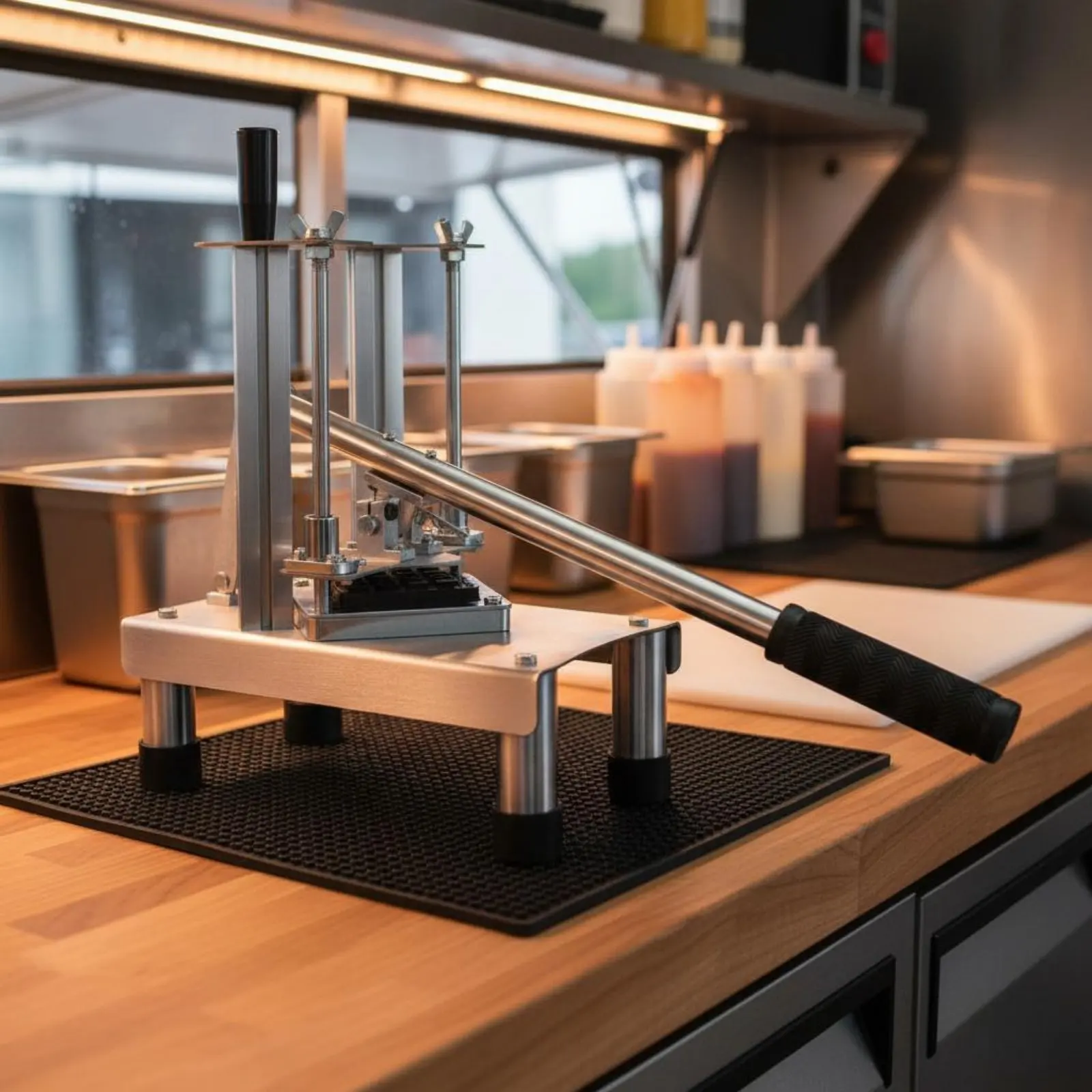 Manual Potato Stick Cutter Labor-Saving Design Potato Stick Cutter Professional Vegetable Dicer Easy to Clean for Restaurant
Manual Potato Stick Cutter Labor-Saving Design Potato Stick Cutter Professional Vegetable Dicer Easy to Clean for Restaurant