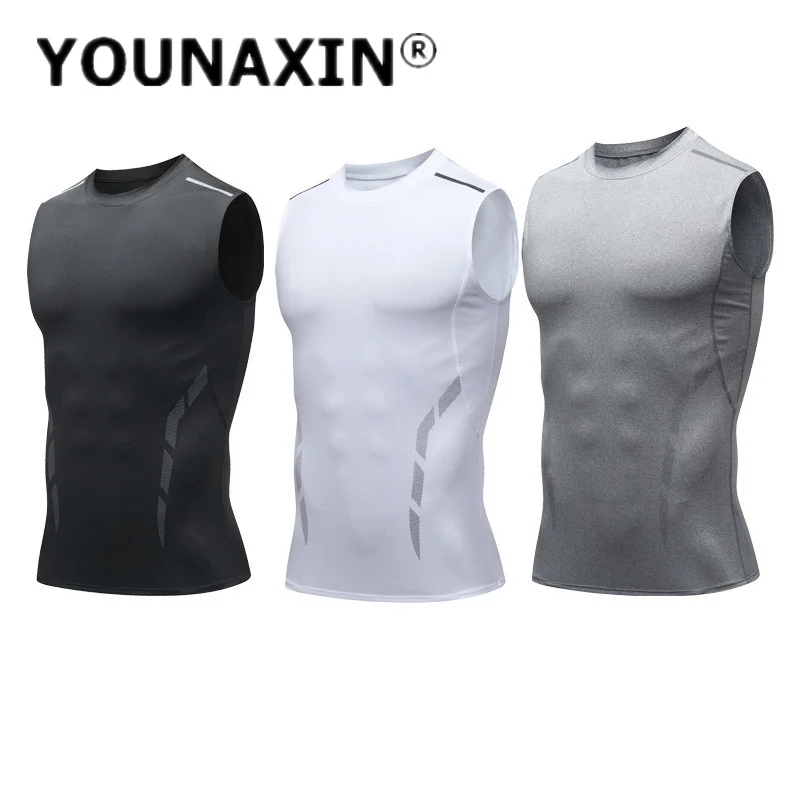Men’s Sleeveless T-Shirts Base Layer Vest Basketball Sports Tight Gym Fitness Jogger Running Top Outdoor Tank S M L XL 2XL 3XL 
Men’s Sleeveless T-Shirts Base Layer Vest Basketball Sports Tight Gym Fitness Jogger Running Top Outdoor Tank S M L XL 2XL 3XL