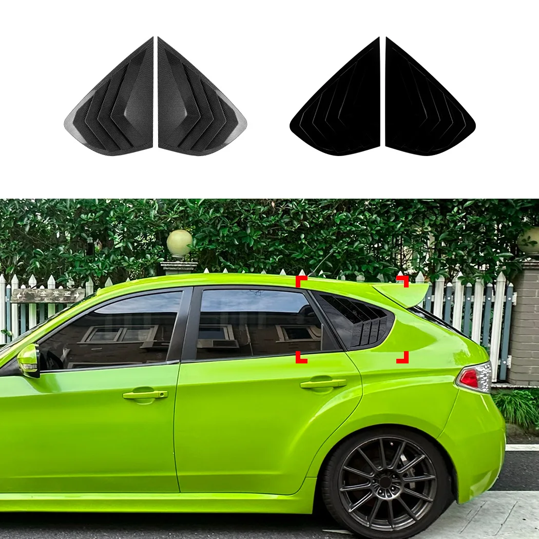 Rear Window Side Vent Shutter Louver Cover Trim Accessories For Subaru Impreza STI Hatchback 2008 2009 2010 2011 2012 2013 2014
Rear Window Side Vent Shutter Louver Cover Trim Accessories For Subaru Impreza STI Hatchback 2008 2009 2010 2011 2012 2013 2014