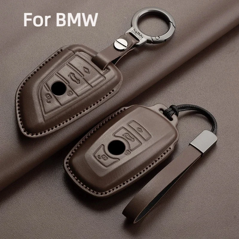 Leather Car Remote Key Case Cover Shell for BMW X1 X3 X5 X6 X7 1 3 5 6 7 Series G20 G30 G11 F15 F16 G01 G02 F48 Keyless Key Fob
Leather Car Remote Key Case Cover Shell for BMW X1 X3 X5 X6 X7 1 3 5 6 7 Series G20 G30 G11 F15 F16 G01 G02 F48 Keyless Key Fob