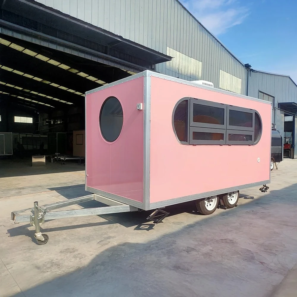 Customized Street Coffee Ice Cream Trailer Burger Taco Truck Fully Equipped Mobile Restaurant Kitchen Fast Food Containers Mobil
Customized Street Coffee Ice Cream Trailer Burger Taco Truck Fully Equipped Mobile Restaurant Kitchen Fast Food Containers Mobil