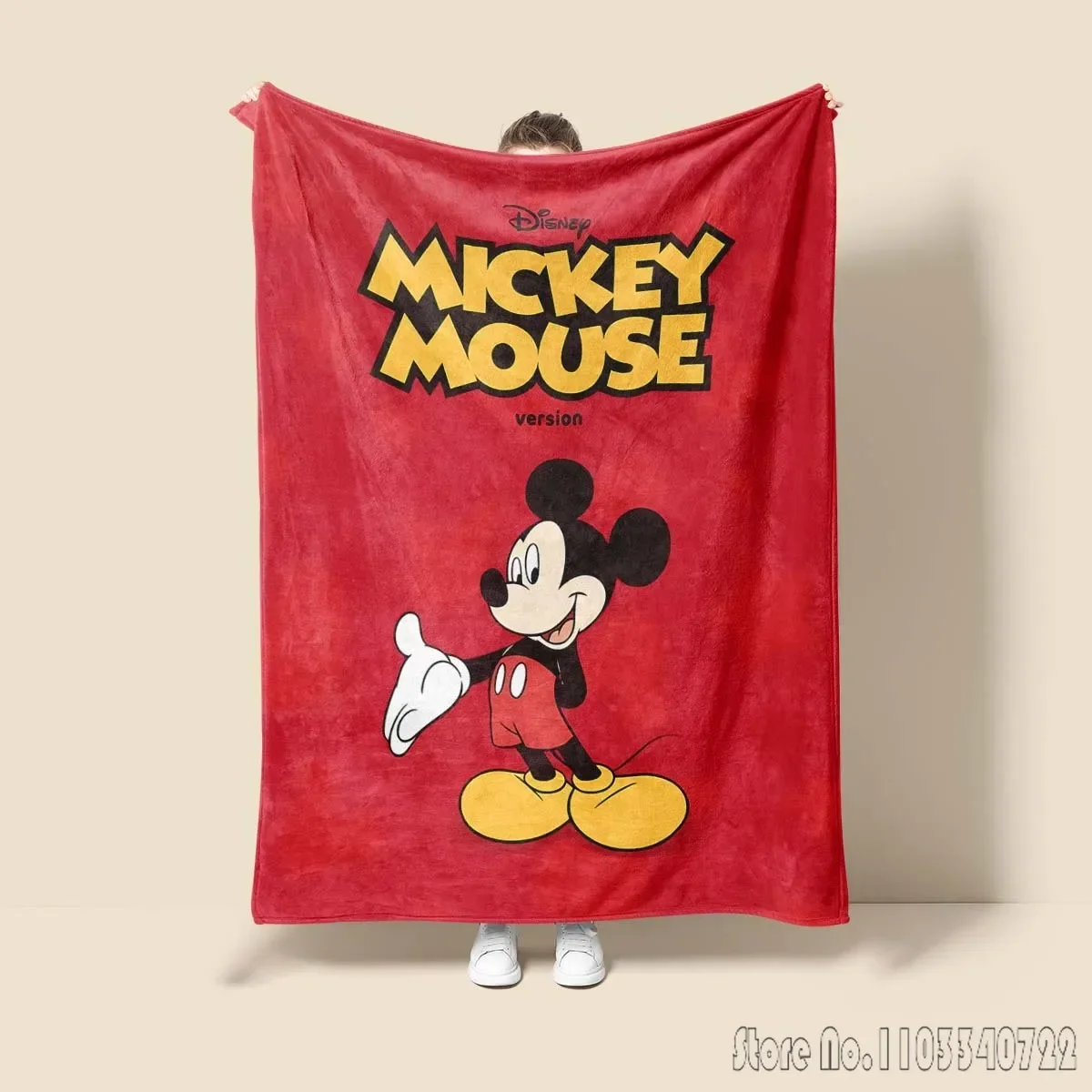 Disney Mickey Mouse Cartoon Room Warm Blanket Comfortable Portable Travel Picnic Blanket Birthday Gift for Friends and Family
Disney Mickey Mouse Cartoon Room Warm Blanket Comfortable Portable Travel Picnic Blanket Birthday Gift for Friends and Family