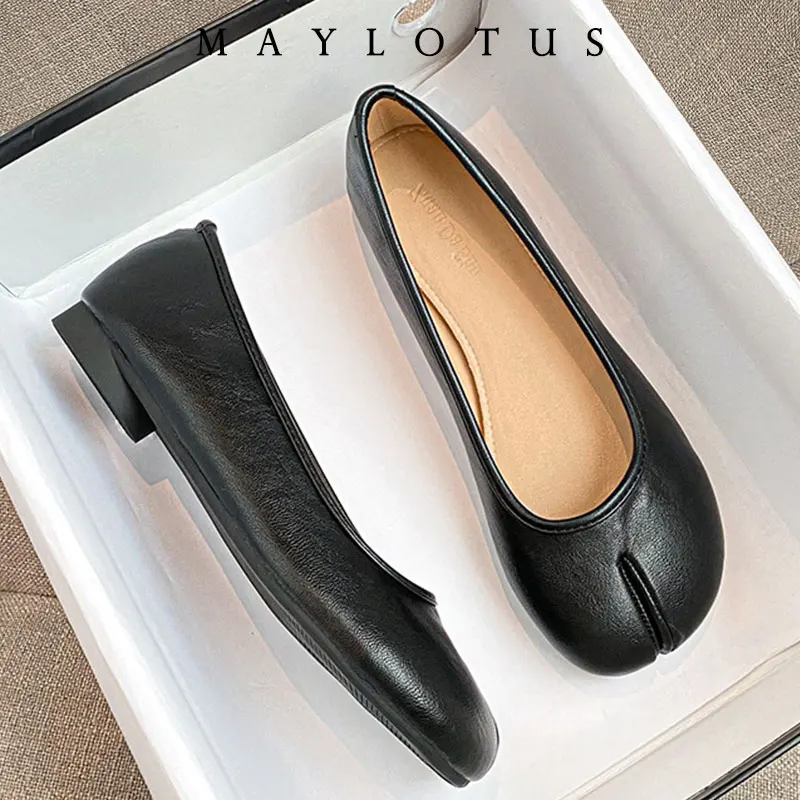 Size 35-43 Split Toe Shoes Tabis Ballet Flats Women Leathe Casual Slip-on Loafers Ballerinas Zapatos Mujer
Size 35-43 Split Toe Shoes Tabis Ballet Flats Women Leathe Casual Slip-on Loafers Ballerinas Zapatos Mujer