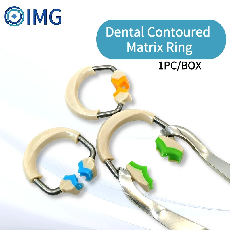 3Sizes Dental Matrix Band Retainer 3D Contoured Matrix Ring Silicone Head NiTi Clip Sectional Matrix Ring Retainer
3Sizes Dental Matrix Band Retainer 3D Contoured Matrix Ring Silicone Head NiTi Clip Sectional Matrix Ring Retainer