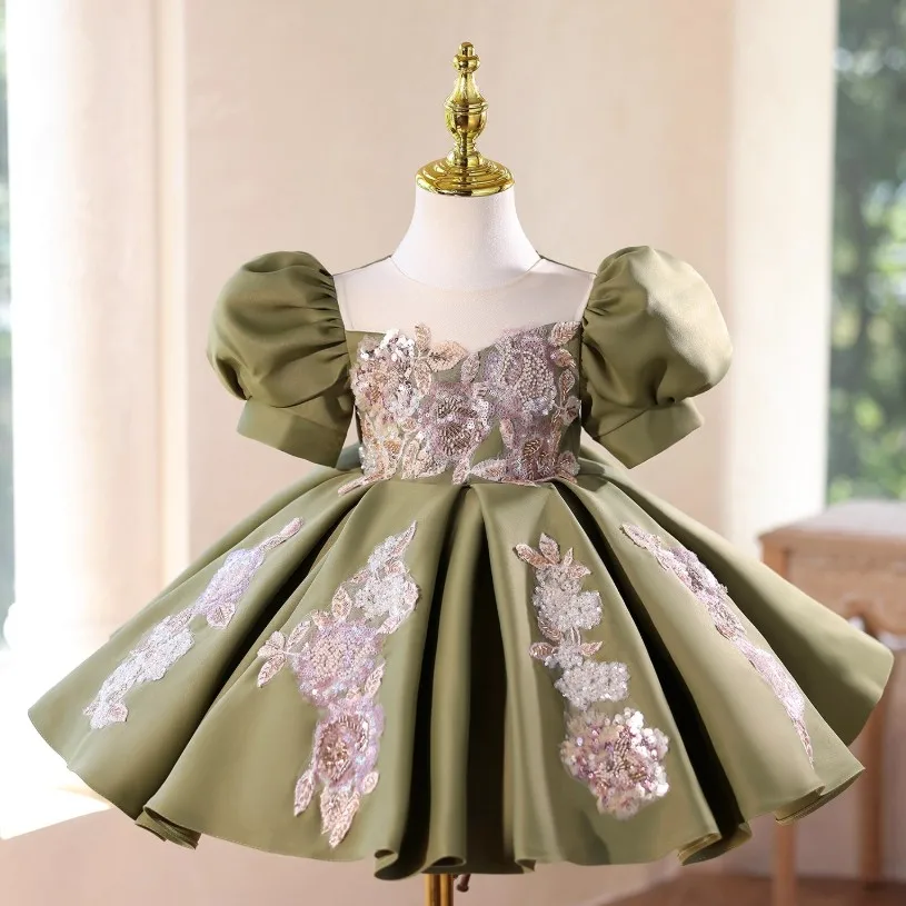 High-End Flower Girls Evening Gown Children Host's Piano Performance Birthday Party Dresses For Easter Eid A4707 Vestidos
High-End Flower Girls Evening Gown Children Host's Piano Performance Birthday Party Dresses For Easter Eid A4707 Vestidos
