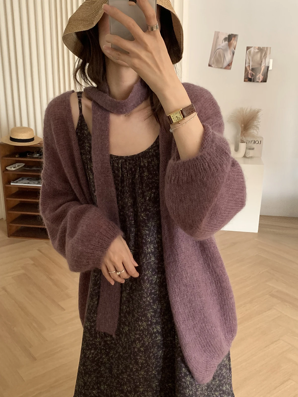 Ele Loose Knitted Woolen Cardigan with Belt for Women Faionable Autumn Leisure Sle V-Ne Long Sve Warm Sweater
Ele Loose Knitted Woolen Cardigan with Belt for Women Faionable Autumn Leisure Sle V-Ne Long Sve Warm Sweater