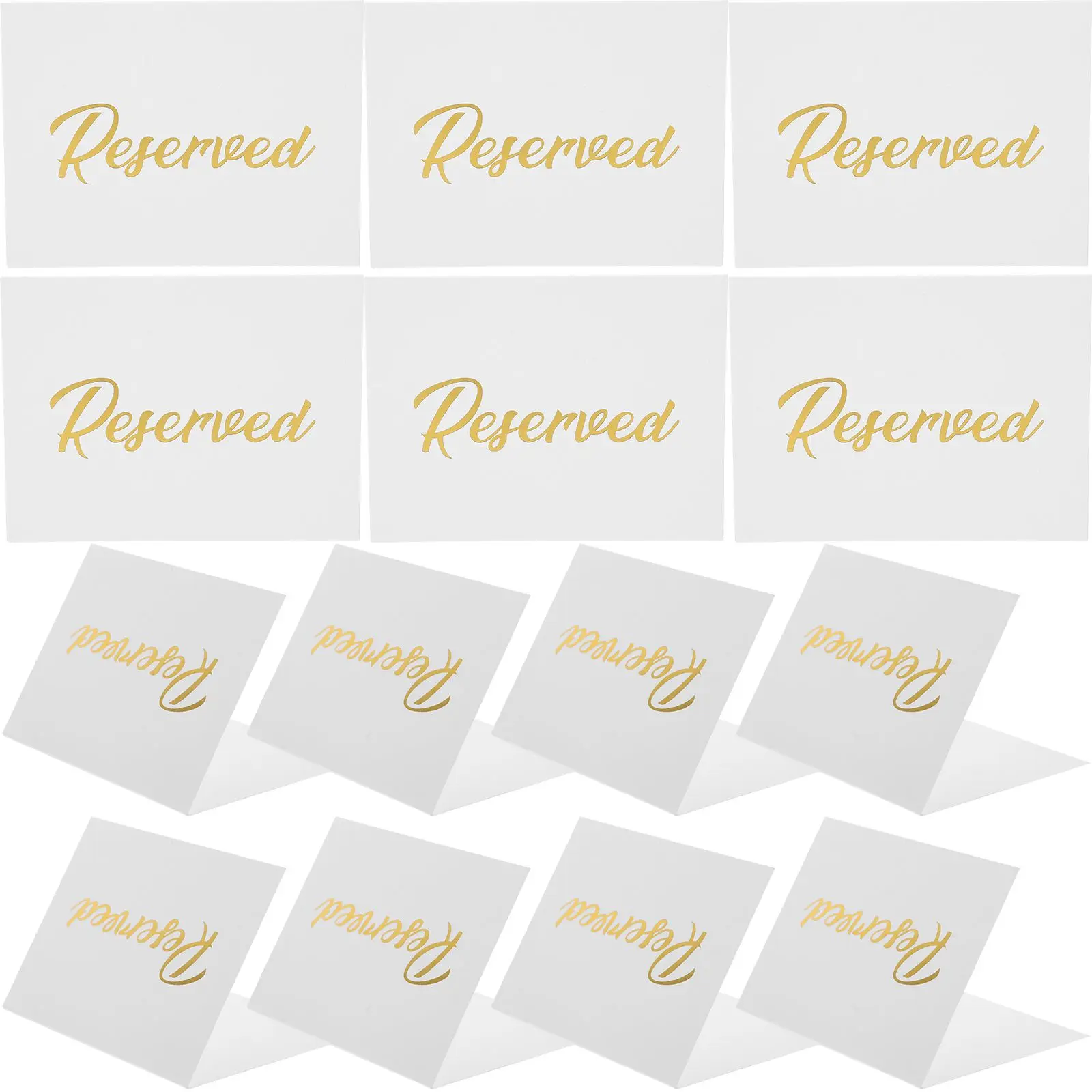 50 Pcs Reserved Table Signs Seating Cards Double Sided Bronzing Silver Wedding Party 3x4 Inch Lightweight Stable Practical Table
50 Pcs Reserved Table Signs Seating Cards Double Sided Bronzing Silver Wedding Party 3x4 Inch Lightweight Stable Practical Table
