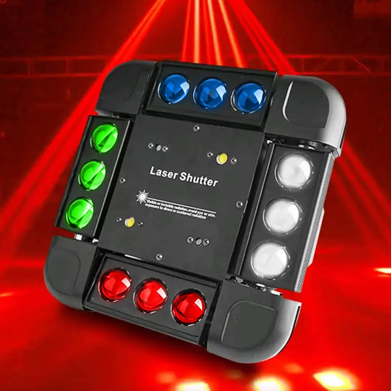 10Wx12Pcs Square Beam Light Flash 120w Full Color RGBW 4 IN 1 Rotating Stage Moving Head Laser light DMX512 For Disco Party
10Wx12Pcs Square Beam Light Flash 120w Full Color RGBW 4 IN 1 Rotating Stage Moving Head Laser light DMX512 For Disco Party
