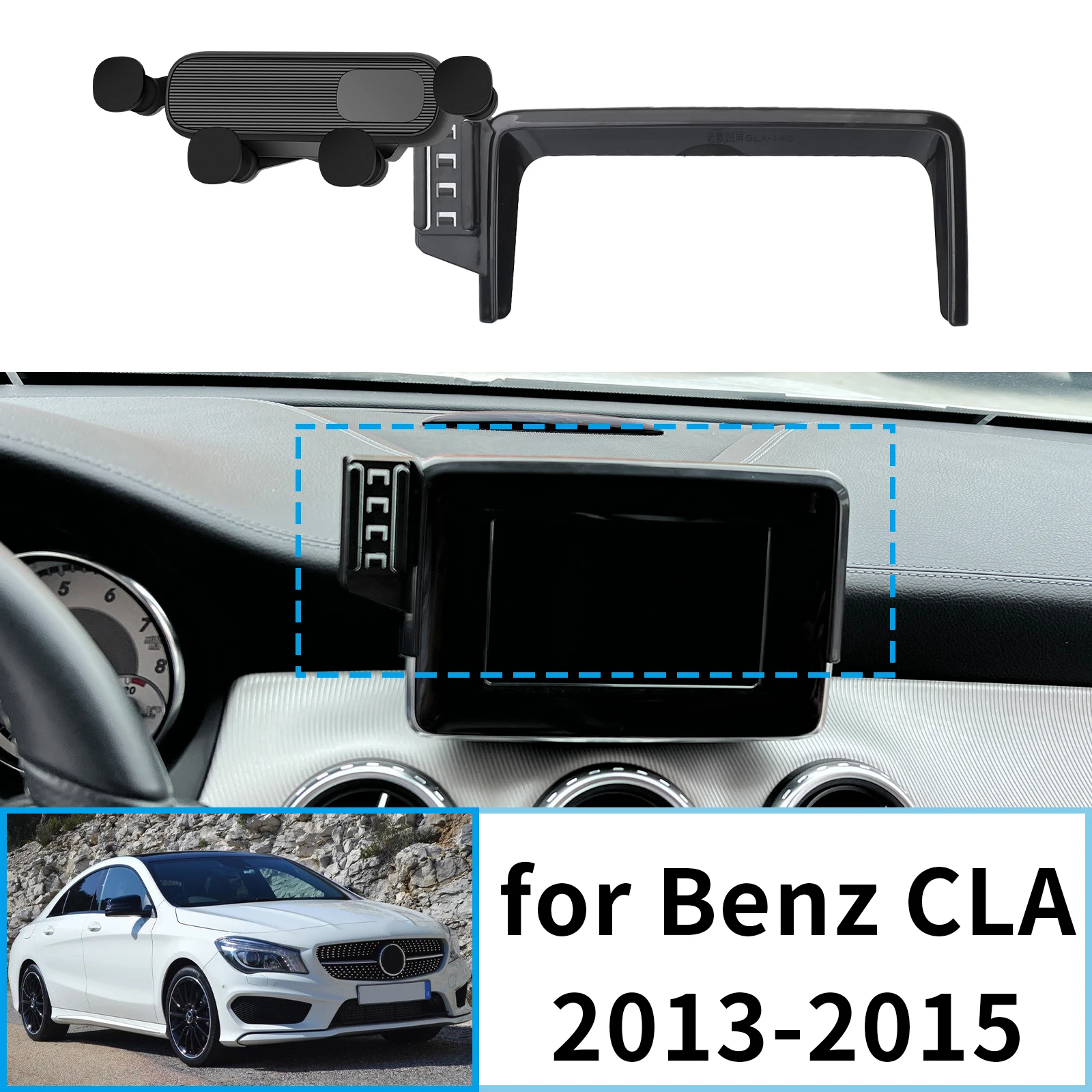 fit for Mercedes-Benz CLA 2013 2014 2015 Stable Clip-On Phone Holder Mount Screen Base No Vibration Car accessoires
fit for Mercedes-Benz CLA 2013 2014 2015 Stable Clip-On Phone Holder Mount Screen Base No Vibration Car accessoires
