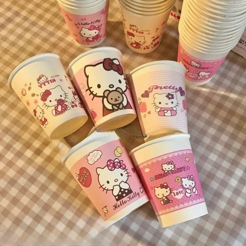 MINISO SANRIO Hello Kitty Kawaii Anime Cartoon Disposable Paper Cup Family Expenses Do Office Work Thickened Paper Cup 220ML
MINISO SANRIO Hello Kitty Kawaii Anime Cartoon Disposable Paper Cup Family Expenses Do Office Work Thickened Paper Cup 220ML