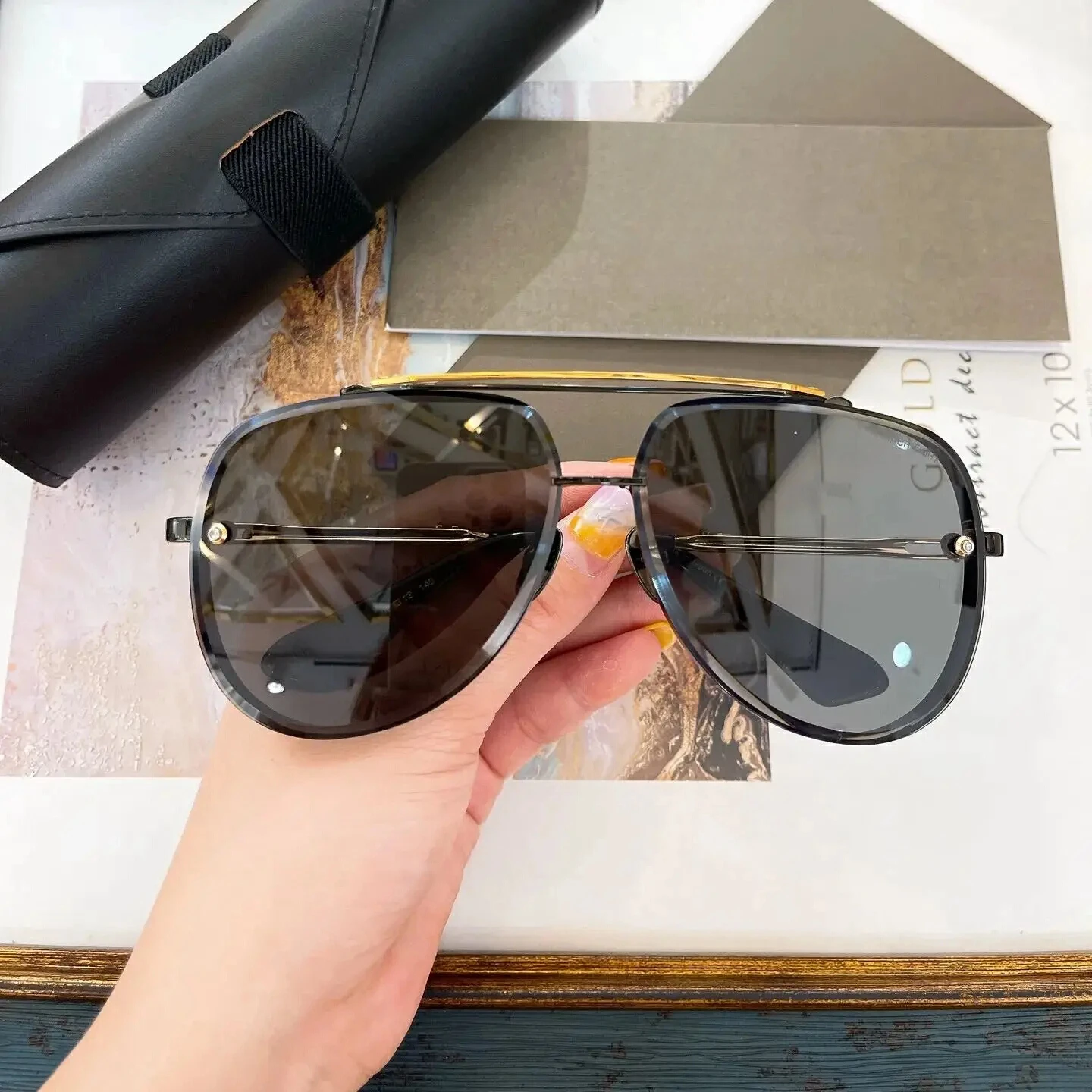 Original Polarized Classic Leisure Fashion Alloy Frame Pilot Men Eyewear Retro Luxury Design MACH EIGHT Women Unisex Sun Glasses
Original Polarized Classic Leisure Fashion Alloy Frame Pilot Men Eyewear Retro Luxury Design MACH EIGHT Women Unisex Sun Glasses