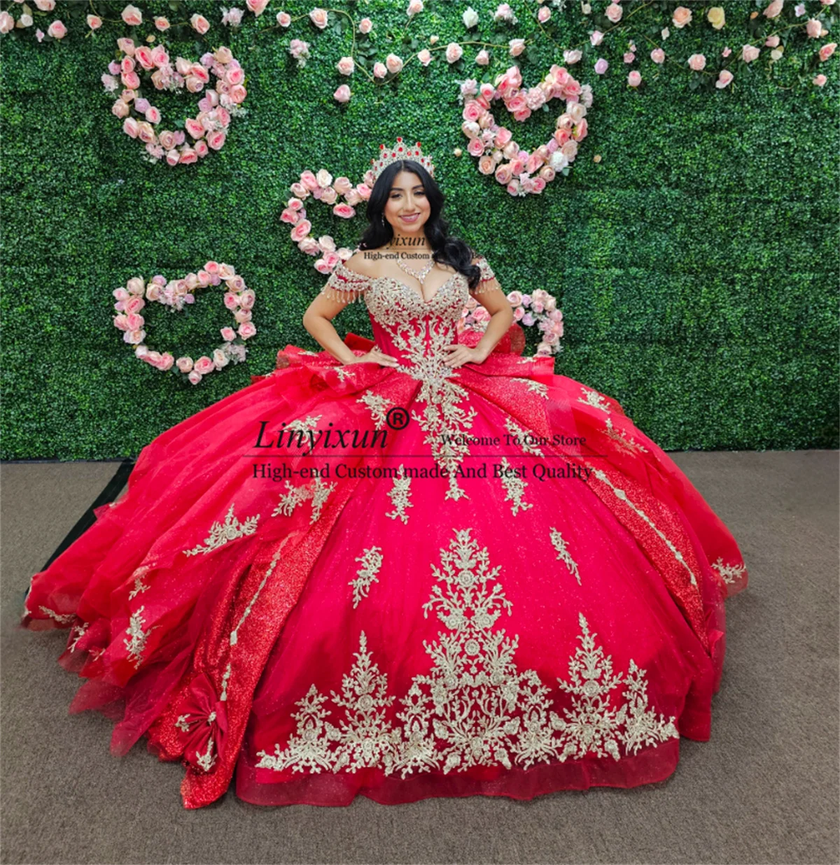 Бальное платье Мексиканское платье Quinceanera с аппликацией из кружева и пайеток Sweet 16, платья с открытыми плечами, многоуровневое платье по индивидуальному заказу, Vestido De 15 Anos
Бальное платье Мексиканское платье Quinceanera с аппликацией из кружева и пайеток Sweet 16, платья с открытыми плечами, многоуровневое платье по индивидуальному заказу, Vestido De 15 Anos