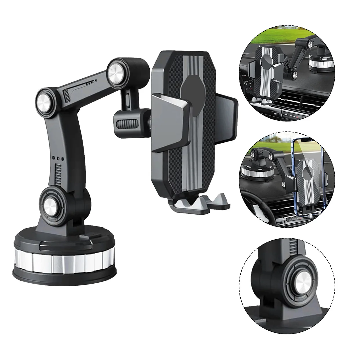 Car Phone Holder Professional Multi-Functional ABS Metal Silicone Auto Mount Stand Secure Windshield Suction Cup Bracket
Car Phone Holder Professional Multi-Functional ABS Metal Silicone Auto Mount Stand Secure Windshield Suction Cup Bracket