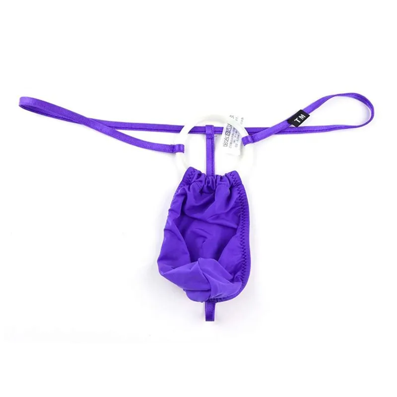 Men's Ice Silk O-Ring G-String T-Back Sexy Pouch High Elastic Low Waist Underwear
Men's Ice Silk O-Ring G-String T-Back Sexy Pouch High Elastic Low Waist Underwear