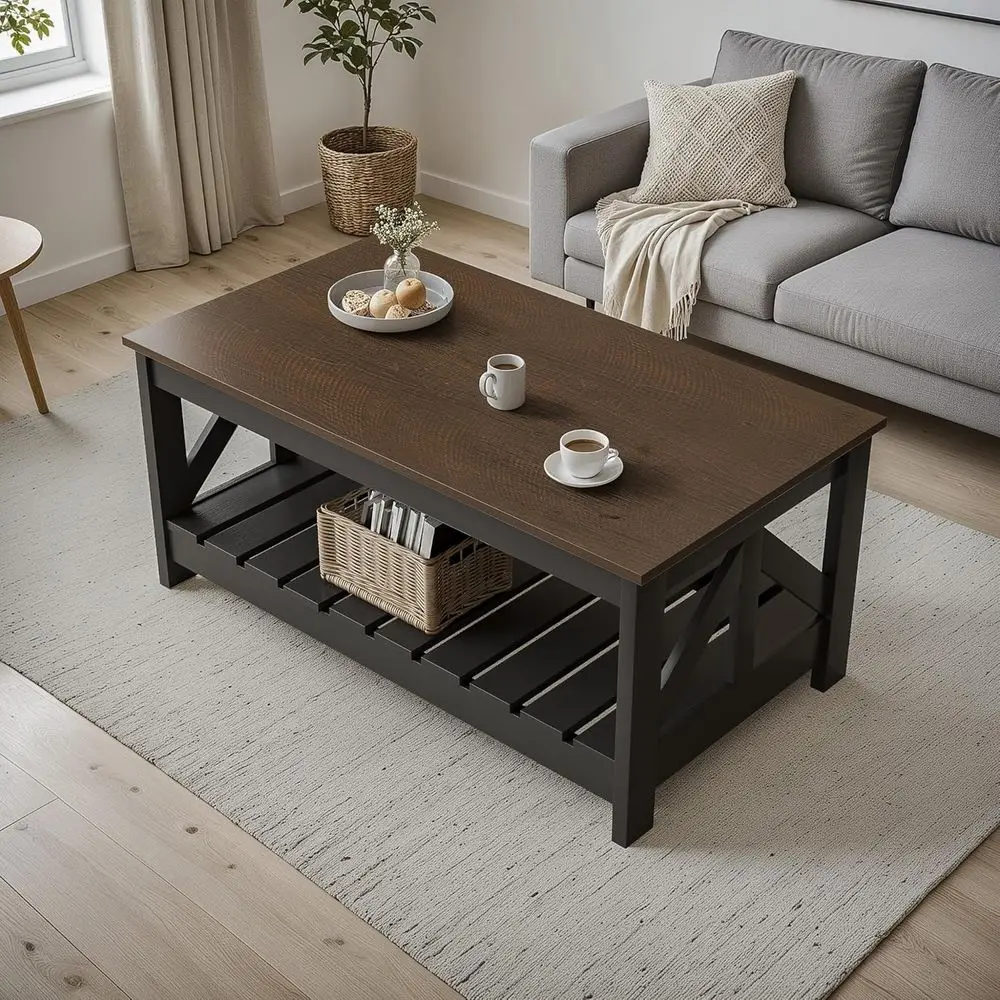 Coffee Table, Coffee Tables for Living Room, Square Coffee Table with Storage, Couch Table, Small Tables for Small Spaces, Brown
Coffee Table, Coffee Tables for Living Room, Square Coffee Table with Storage, Couch Table, Small Tables for Small Spaces, Brown