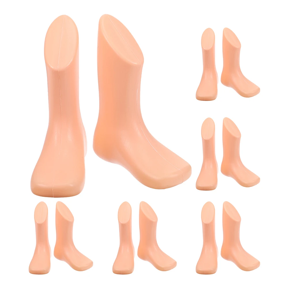 6 Pcs Baby Foot Mold Hollow Plastic Sock Mannequin Feet for Socks Display Child Models Lightweight Storage Fashion Design
6 Pcs Baby Foot Mold Hollow Plastic Sock Mannequin Feet for Socks Display Child Models Lightweight Storage Fashion Design