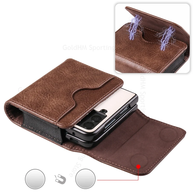 For Samsung Galaxy Z Flip7 FE Magnetic Leather Phone Pouch Waist Bag ID Card Slot Phone Case For Samsung Z Fold 7 fold6 5 4 3 5G
For Samsung Galaxy Z Flip7 FE Magnetic Leather Phone Pouch Waist Bag ID Card Slot Phone Case For Samsung Z Fold 7 fold6 5 4 3 5G