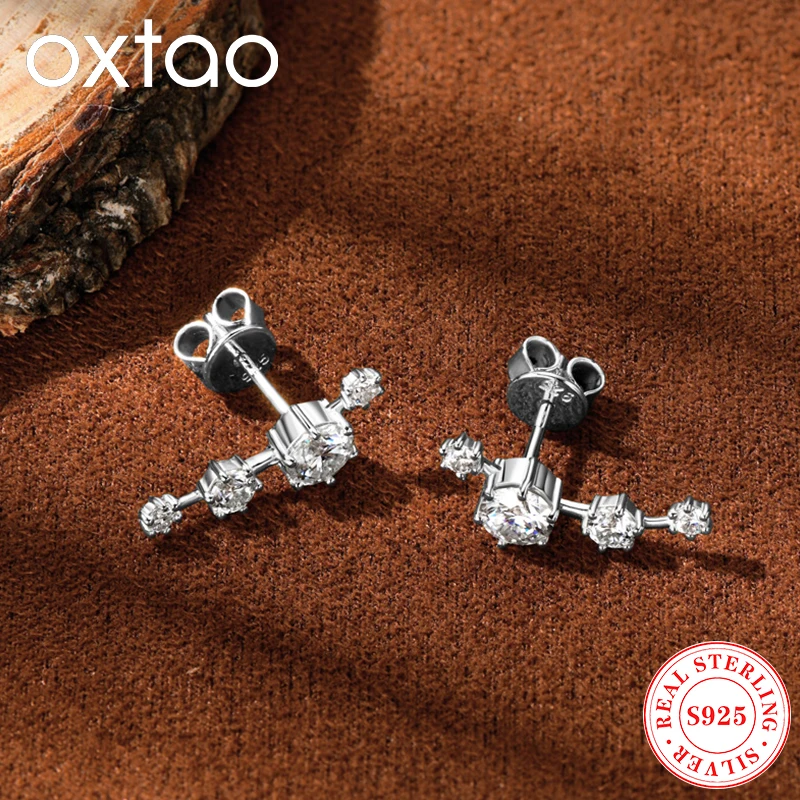 OXTAO 4.5mm&3mm&2mm Mini Moissanite Stud Earrings Female Jewelry 925 Sterling Silver Versatile Daily Wear Luxury Earrings Gift
OXTAO 4.5mm&3mm&2mm Mini Moissanite Stud Earrings Female Jewelry 925 Sterling Silver Versatile Daily Wear Luxury Earrings Gift