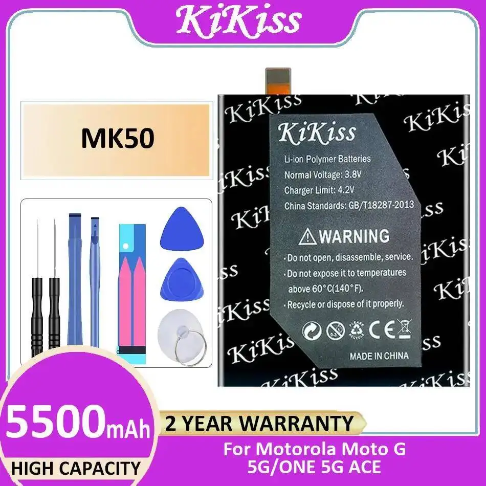 For Motorola Moto G 5G One Ace 5500Mah Mobile Phone Battery MK50 High Performance
For Motorola Moto G 5G One Ace 5500Mah Mobile Phone Battery MK50 High Performance