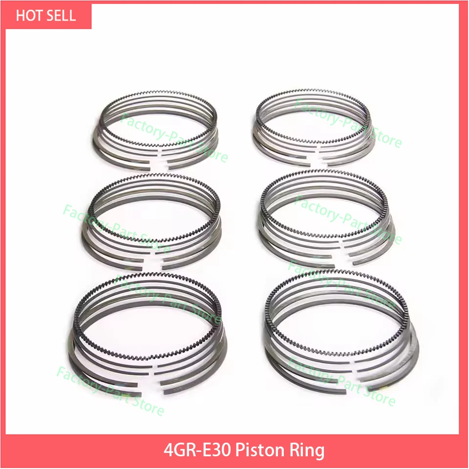 4GR-E30 Piston Ring 6-Cylinders For Toyota Overhaul Rebuild Kit
4GR-E30 Piston Ring 6-Cylinders For Toyota Overhaul Rebuild Kit