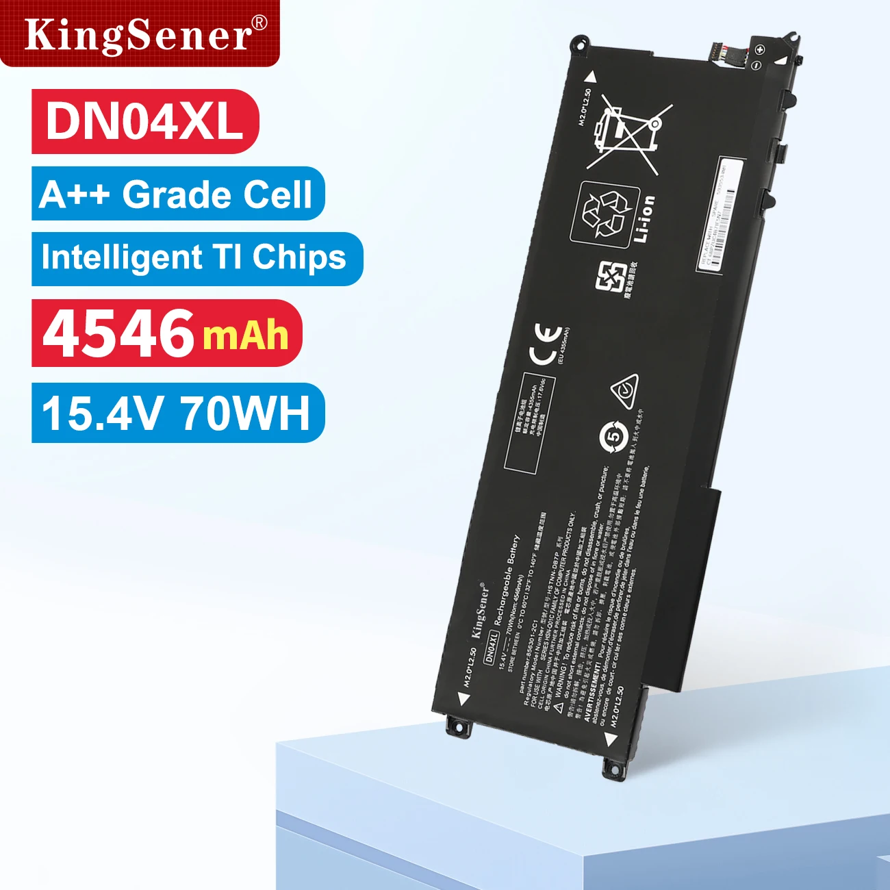 Аккумулятор KingSener 70WH DN04XL для HP ZBook X2 G4 3FB87UT 3WP24UT 3XP65UT 3XT78UT 3JY50UT 3FB84UT 3JY49UT 856843 -850 HSTNN-DB7P
Аккумулятор KingSener 70WH DN04XL для HP ZBook X2 G4 3FB87UT 3WP24UT 3XP65UT 3XT78UT 3JY50UT 3FB84UT 3JY49UT 856843 -850 HSTNN-DB7P