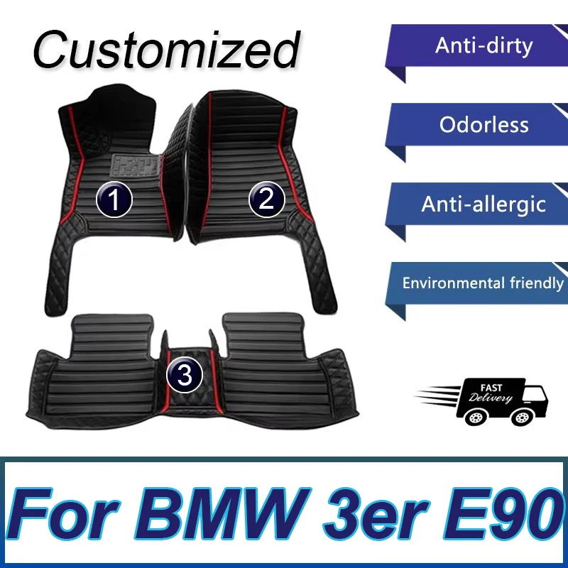 Автомобильные коврики на заказ для BMW 3er E90 2005-2013 316-335, автомобильные ковры, аксессуары для ног
Автомобильные коврики на заказ для BMW 3er E90 2005-2013 316-335, автомобильные ковры, аксессуары для ног