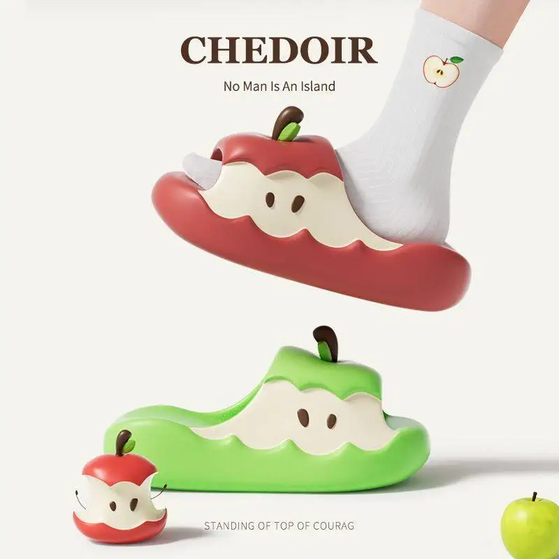 SHAJI Cute Cartoon Apple Womens Slippers Summer Fruit EVA Platform Slides Cozy Indoor Home Couple Non Slip Daily Shoes
SHAJI Cute Cartoon Apple Womens Slippers Summer Fruit EVA Platform Slides Cozy Indoor Home Couple Non Slip Daily Shoes
