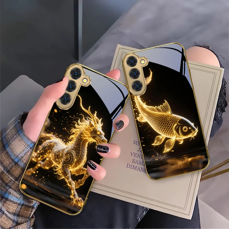 The proud Huang Qilin For Samsung Galaxy S20 FE S21 S22 S23 Plus S24 Ultra S25Ultra S21+ S9+ S22Plus Golden glass phone case
The proud Huang Qilin For Samsung Galaxy S20 FE S21 S22 S23 Plus S24 Ultra S25Ultra S21+ S9+ S22Plus Golden glass phone case