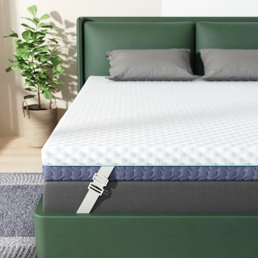 3" Memory Foam Mattress Topper, Soft Mattress Topper for Back Pa Relief, Orthopedic Bed Topper with -Sided Breathable Cover, Er
3" Memory Foam Mattress Topper, Soft Mattress Topper for Back Pa Relief, Orthopedic Bed Topper with -Sided Breathable Cover, Er
