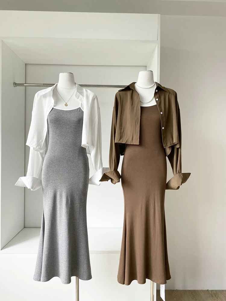 Women Spring Autumn Short Slim Jackets Sleeveless Dress Two Piece Set Korean Lady Graceful Coats Tank Dresses Suits 2025 Outfits
Women Spring Autumn Short Slim Jackets Sleeveless Dress Two Piece Set Korean Lady Graceful Coats Tank Dresses Suits 2025 Outfits