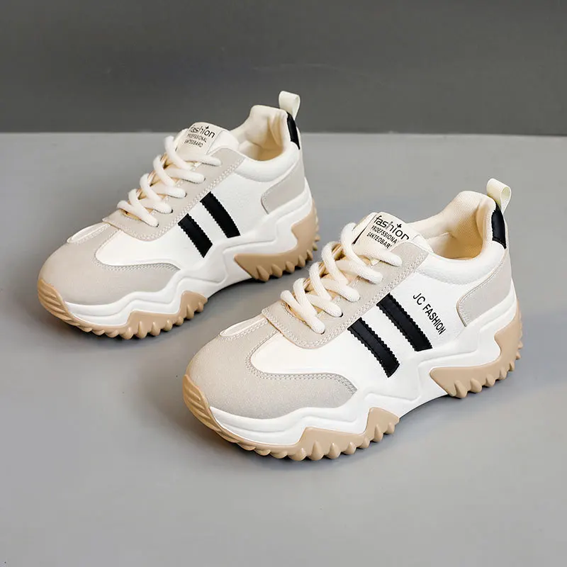 2026 New Spring-Autumn Dad Shoes - Korean Version Casual Sneaker Shoes with Thick Soles, Colorful Design, Breathable for Women
2026 New Spring-Autumn Dad Shoes - Korean Version Casual Sneaker Shoes with Thick Soles, Colorful Design, Breathable for Women