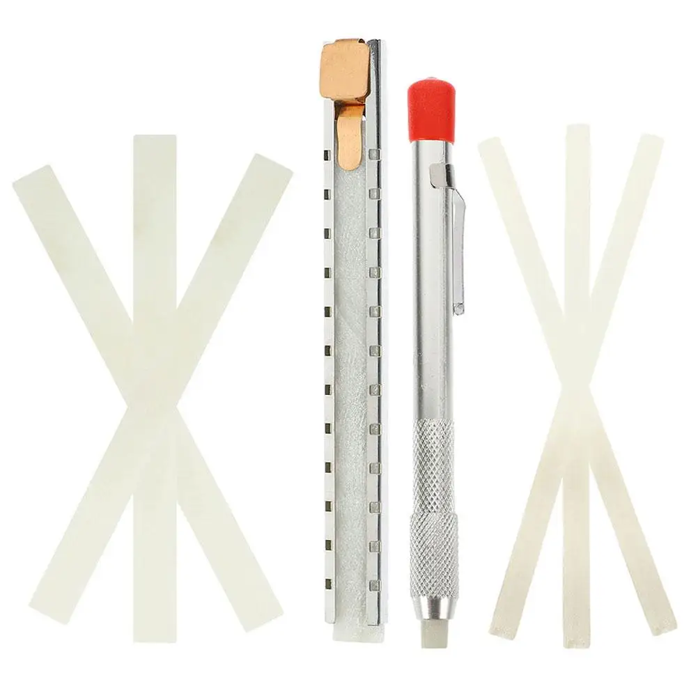 10Pcs Soapstone Marker Scribing Tool Flat Welding Chalk Natural Refill Mechanical Stones Holder Pencils Steel Tile
10Pcs Soapstone Marker Scribing Tool Flat Welding Chalk Natural Refill Mechanical Stones Holder Pencils Steel Tile