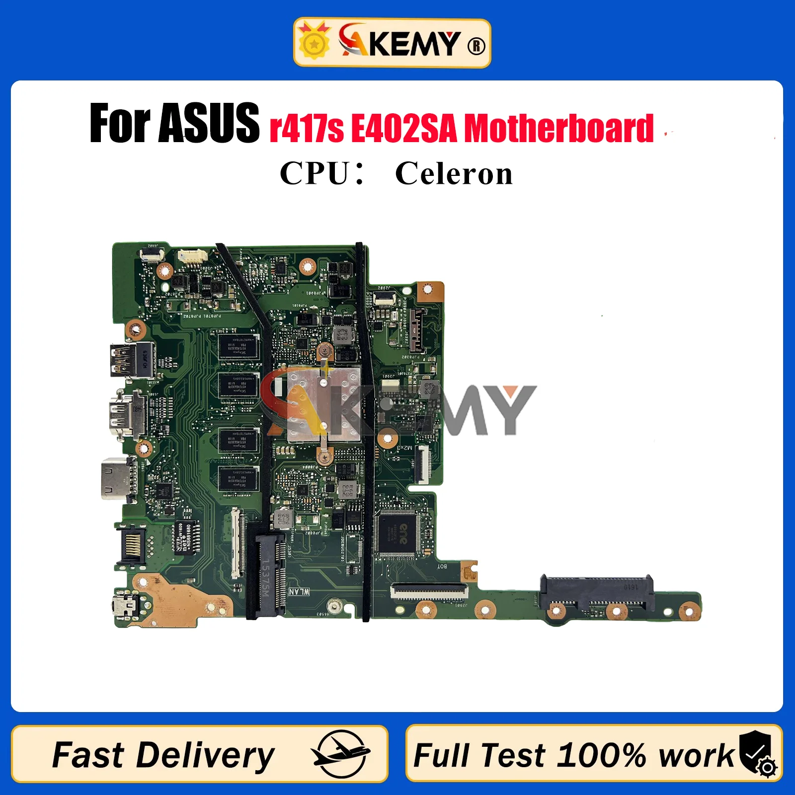 E402SA Laptop Motherboard For ASUS EeeBook E402S r417s E402SA Notebook Mainboard With Celeron CPU 100% tests OK fast shipping
E402SA Laptop Motherboard For ASUS EeeBook E402S r417s E402SA Notebook Mainboard With Celeron CPU 100% tests OK fast shipping