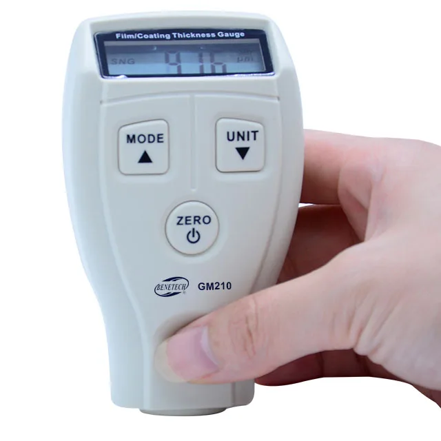 Цифровой толщиномер покрытий BENETECH GM210
Цифровой толщиномер покрытий BENETECH GM210