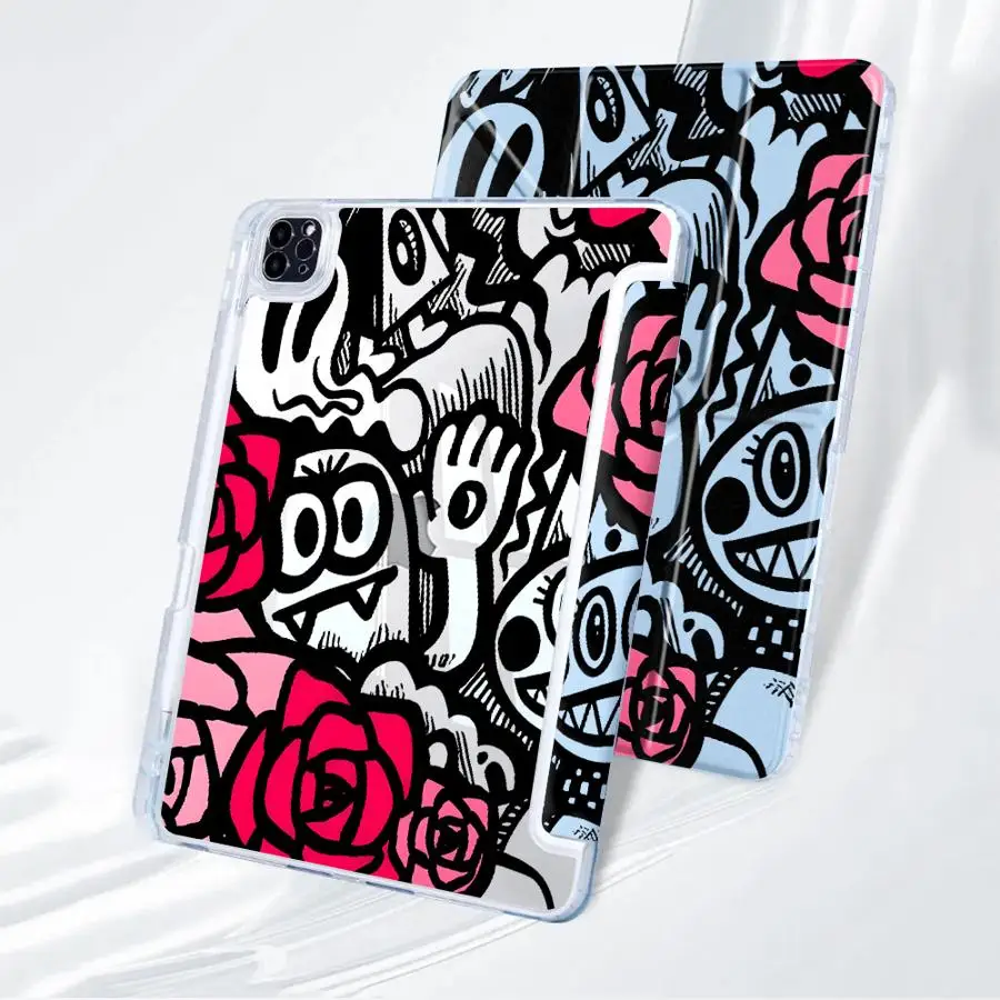 Holder Cover Tablet Case For iPad Air 4 5 M3 M2 M4 11inch Pro 11th 10th 9th 8th 7th 12.9inch Mini 6 7 2025 Y-Fold Graffiti
Holder Cover Tablet Case For iPad Air 4 5 M3 M2 M4 11inch Pro 11th 10th 9th 8th 7th 12.9inch Mini 6 7 2025 Y-Fold Graffiti