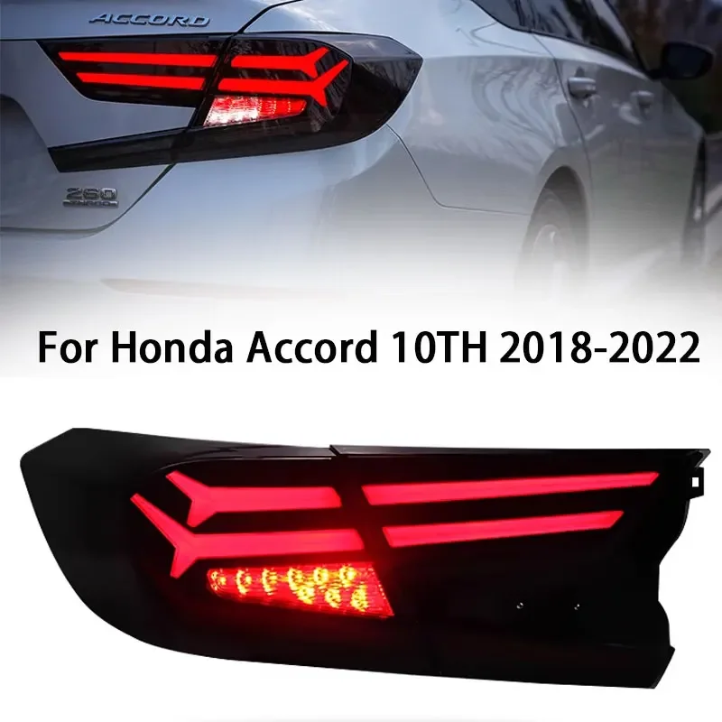 Auto Accessories LED Lights Tail Light Assembly For Honda Accord 10TH 2018 -2022 Rear Tail Lamps Running Lights Turn Signal
Auto Accessories LED Lights Tail Light Assembly For Honda Accord 10TH 2018 -2022 Rear Tail Lamps Running Lights Turn Signal