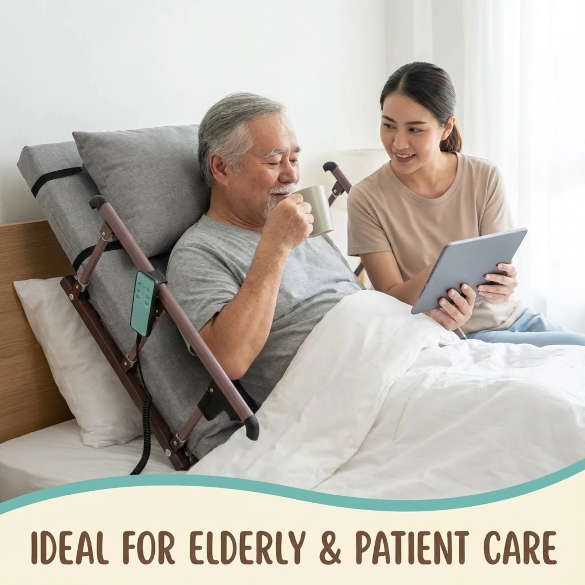 Электрическая подставка для спинки приседаний для кровати, медицинское подъемное устройство для пожилых беременных женщин, удобная губчатая подкладка с пультом дистанционного управления
Электрическая подставка для спинки приседаний для кровати, медицинское подъемное устройство для пожилых беременных женщин, удобная губчатая подкладка с пультом дистанционного управления