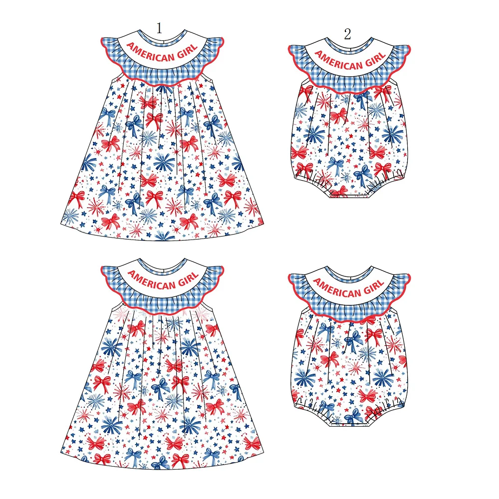 Fourth of July Boutique Toddler Girls Sleeveless Baby Collar American Girl Dress Toddler Bodysuit Girls Clothes
Fourth of July Boutique Toddler Girls Sleeveless Baby Collar American Girl Dress Toddler Bodysuit Girls Clothes