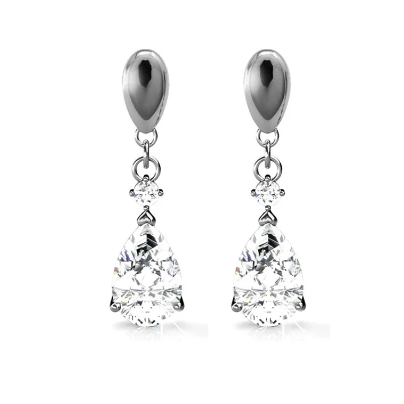 Daisini Женские серьги-капли, украшенные кристаллами премиум-класса из латуни Сваровски, элегантные и блестящие серьги-гвоздики
Daisini Женские серьги-капли, украшенные кристаллами премиум-класса из латуни Сваровски, элегантные и блестящие серьги-гвоздики