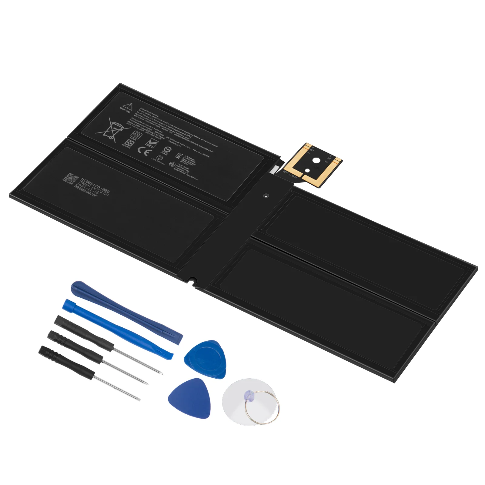 New OEM DYNM02 G3HTA038H Laptop Battery For Microsoft Surface Pro 5 1796,Pro 6 1807 1809 12.3'' Series Tablet 7.57V 5940mAh
New OEM DYNM02 G3HTA038H Laptop Battery For Microsoft Surface Pro 5 1796,Pro 6 1807 1809 12.3'' Series Tablet 7.57V 5940mAh