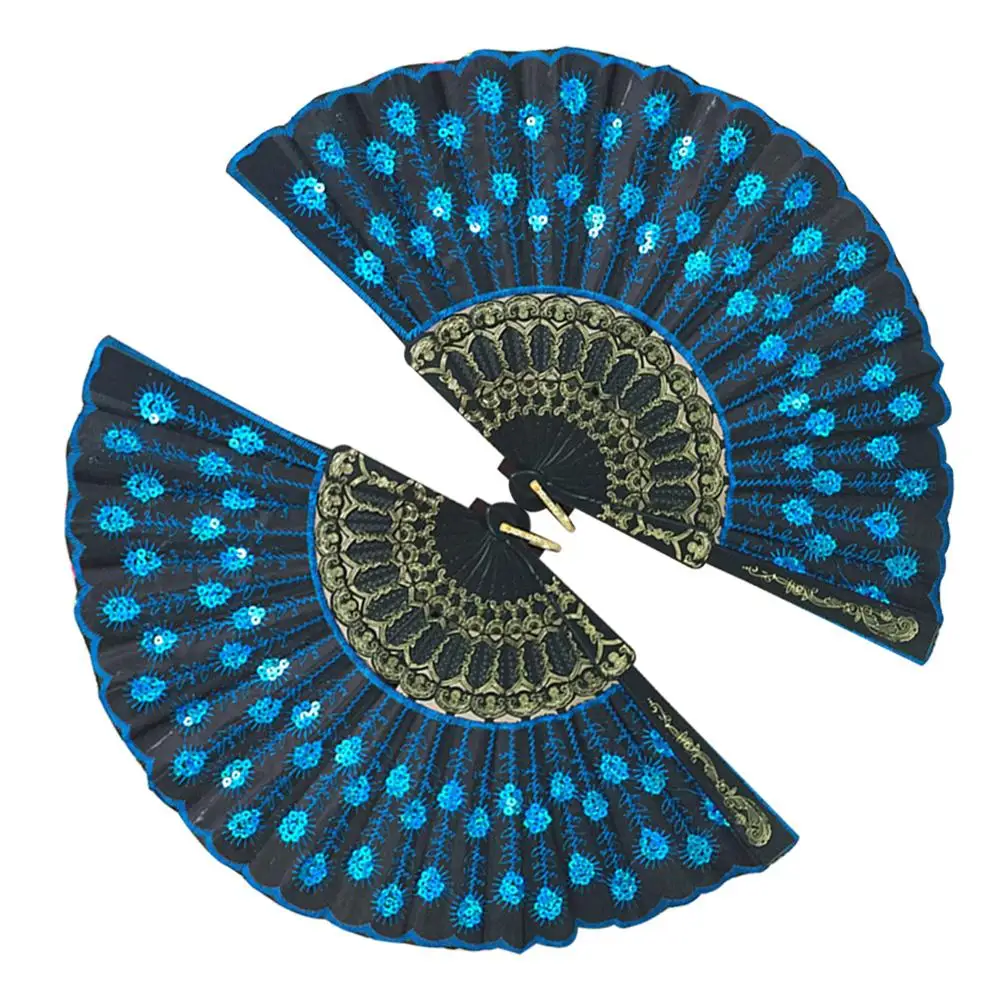 Foldable Hand Fans Sequin Peacock Shaped Sky Blue Dancing Fans for Women Elegant Portable Summer Accessories
Foldable Hand Fans Sequin Peacock Shaped Sky Blue Dancing Fans for Women Elegant Portable Summer Accessories