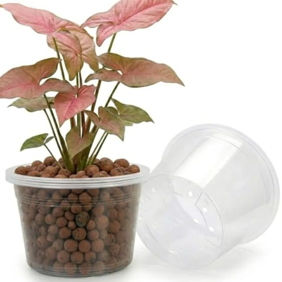12 Inch Large Clear Nursery Pots with Drainage, 4 Pack Clear Plastic Nursery Pots for Plants, Garden Seedling Starter Plant Pot
12 Inch Large Clear Nursery Pots with Drainage, 4 Pack Clear Plastic Nursery Pots for Plants, Garden Seedling Starter Plant Pot