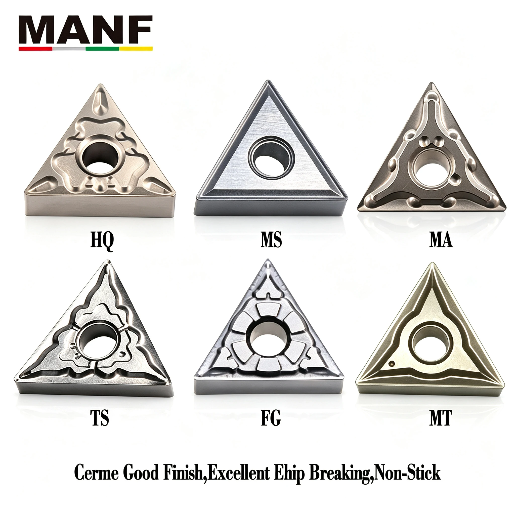 MANF Cermet Insert Carbide TNMG16 TNMG 160404 TNMG 160408 TNMG332 Good Finish Turning Insert Holder Titanium Alloy MTJNR
MANF Cermet Insert Carbide TNMG16 TNMG 160404 TNMG 160408 TNMG332 Good Finish Turning Insert Holder Titanium Alloy MTJNR