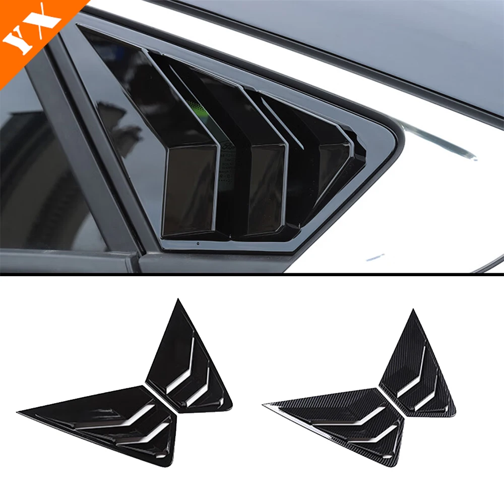 Carbon Black Rear Spoiler Wing Side Window Triangle Trim Cover Trim ABS Plastic Auto For Ford Mondeo Accessories 2022-2023
Carbon Black Rear Spoiler Wing Side Window Triangle Trim Cover Trim ABS Plastic Auto For Ford Mondeo Accessories 2022-2023