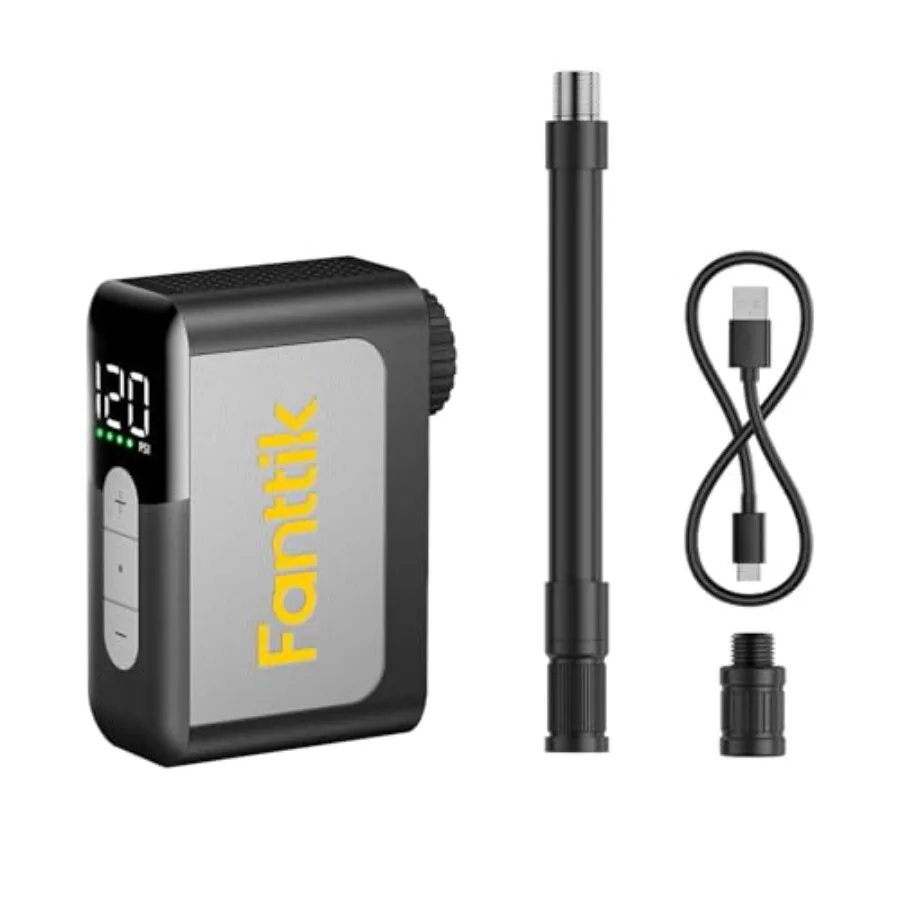 X10 Ace Mini Bike Pump with Gauge, 120PSI Electric Tiny Bike Pump with Presta and Schrader Valve, Auto Stop, Fast Inflation for
X10 Ace Mini Bike Pump with Gauge, 120PSI Electric Tiny Bike Pump with Presta and Schrader Valve, Auto Stop, Fast Inflation for