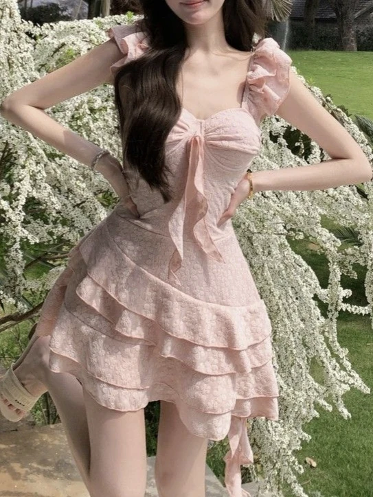 Sweet Cherry Blossom Pink One-Piece Swimsuit with Fly Sves Slimming Belly Covering Hot Spring Vaion Swimwear
Sweet Cherry Blossom Pink One-Piece Swimsuit with Fly Sves Slimming Belly Covering Hot Spring Vaion Swimwear